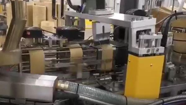 Machine de fabrication des récipients en carton, DESPU-B100